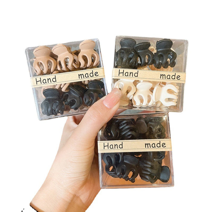 Wholesale hairpin plastic black small high ponytail MOQ≥2 JDC-HC-SD001