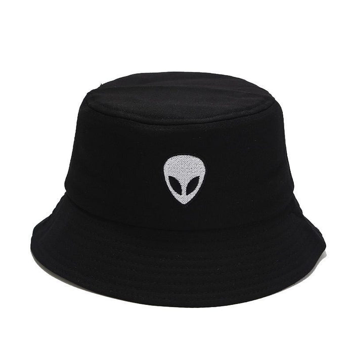 Hat tela al por mayor Hat de cubo bordado alienígena JDC-FH-Shunma011