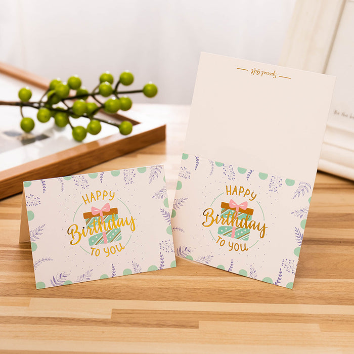Wholesale Greeting Cards Hot Stamped Birthday Cards MOQ≥10 JDC-GC-YiHONG001