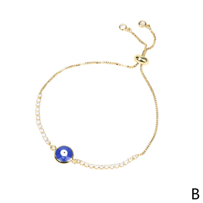 Wholesale Bracelet Copper Blue Eye JDC-BT-TianY013