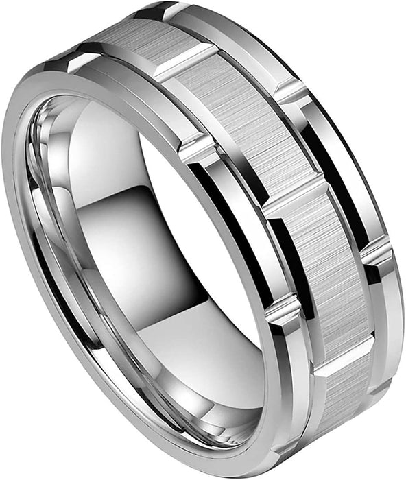 Wholesale Rings Titanium Steel Men MOQ≥2 JDC-RS-ShouM010
