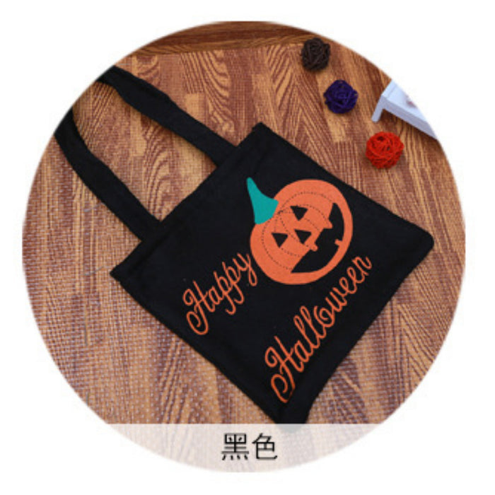 Wholesale Halloween Pumpkin Tote Bag Non Woven Gift Bag Candy Bag JDC-HB-GangL001