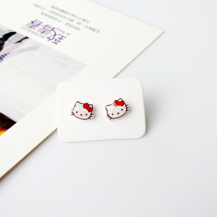 Wholesale Studs Shrink Sheet Earrings Earrings Student Gift Jewelry JDC-ES-Xiangzheng001