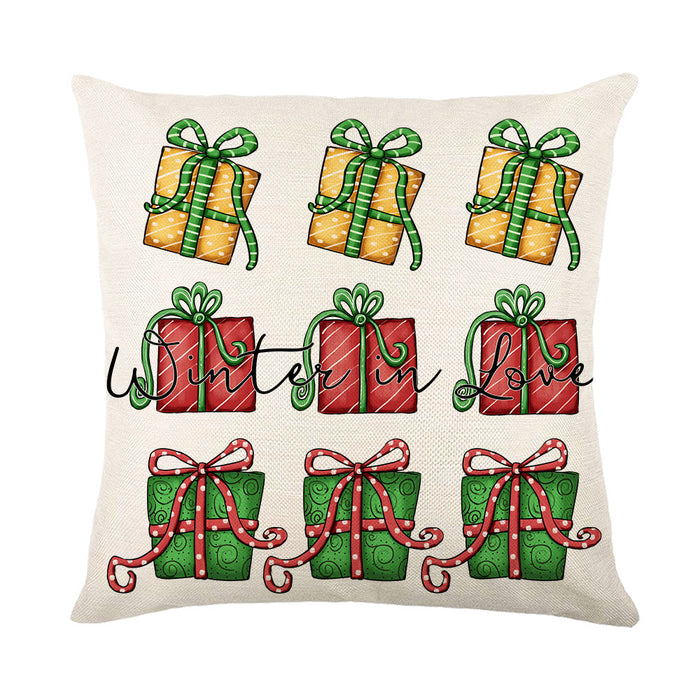 Wholesale Pillowcase Linen Without Pillow Print Christmas MOQ≥2 JDC-PW-Jinze006