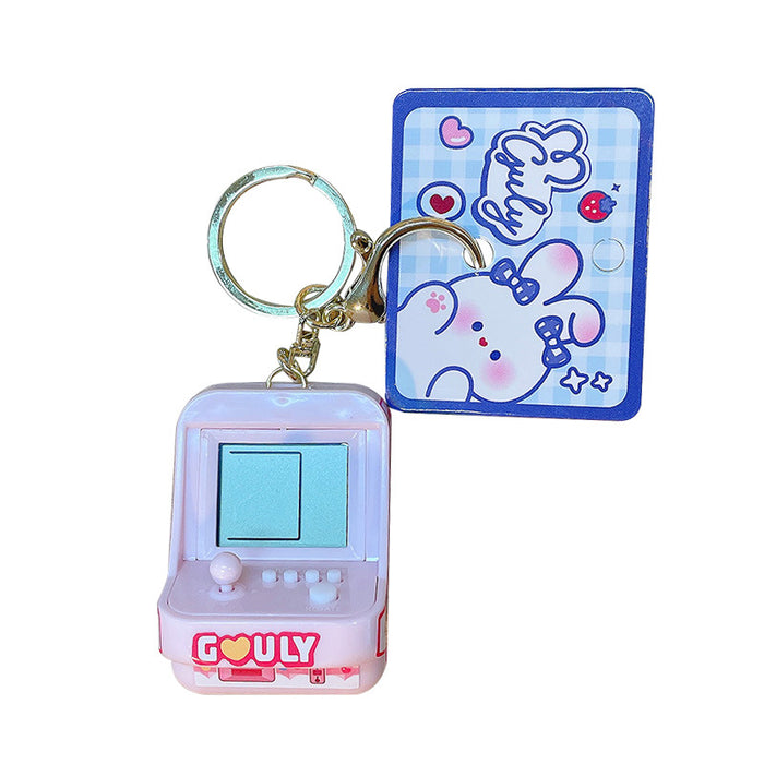 Keychains al por mayor PVC Aloy Animation Cartoon Cute Game Console Tetris (M) JDC-KC-JG326