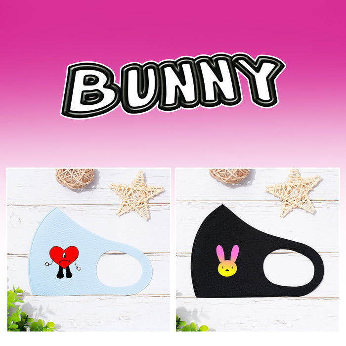 Wholesale Mask Rabbit Printing Cartoon Breathable Color Ice Silk (M) JDC-FM-WDM001