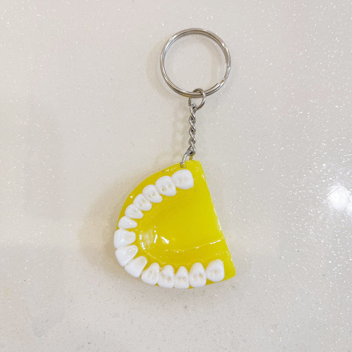 Wholesale Keychains Resin Artificial Teeth JDC-KC-XXing010