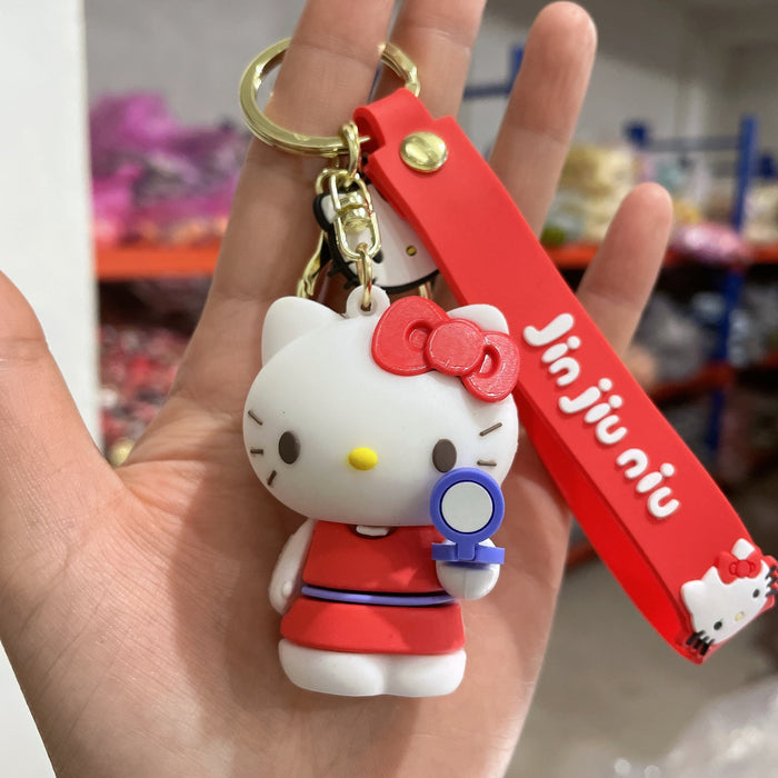 Wholesale cute cartoon doll doll keychain pendant MOQ≥2 MOQ≥2 JDC-KC-ZhenT001