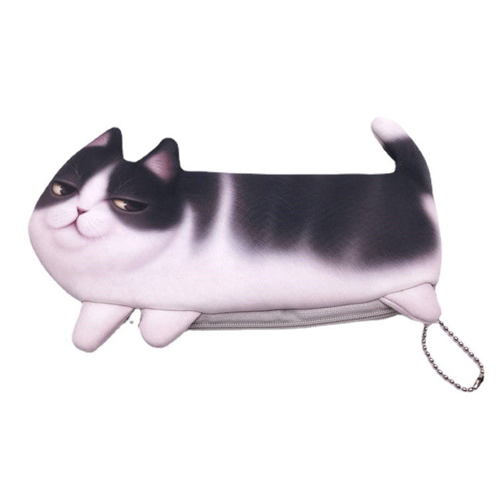 Wholesale Pen Bag Polyester Simulation Cat Pen Bag JDC-PB-AYM003