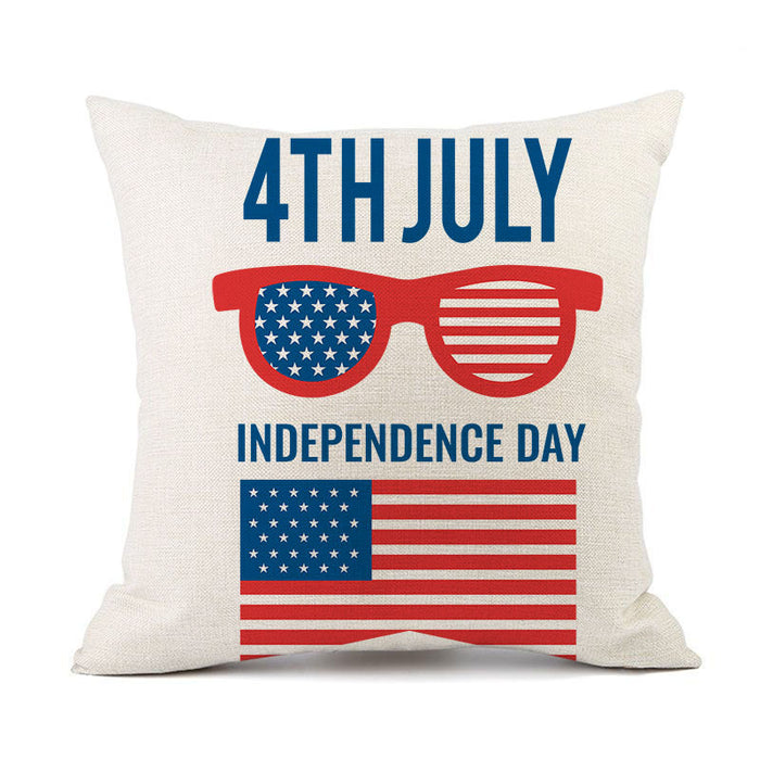 En gros 4 juillet Jour de l'indépendance Linette d'oreiller MOQ ≥2 JDC-PW-UH006