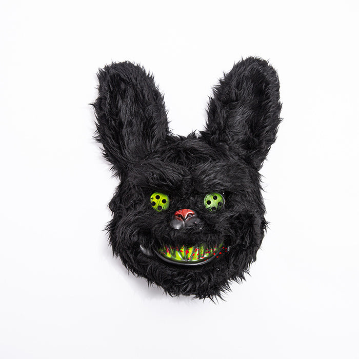 Wholesale Mask Plastic Halloween Party Plush Bloody Horror Rabbit MOQ≥2 JDC-FM-ZhuiK002