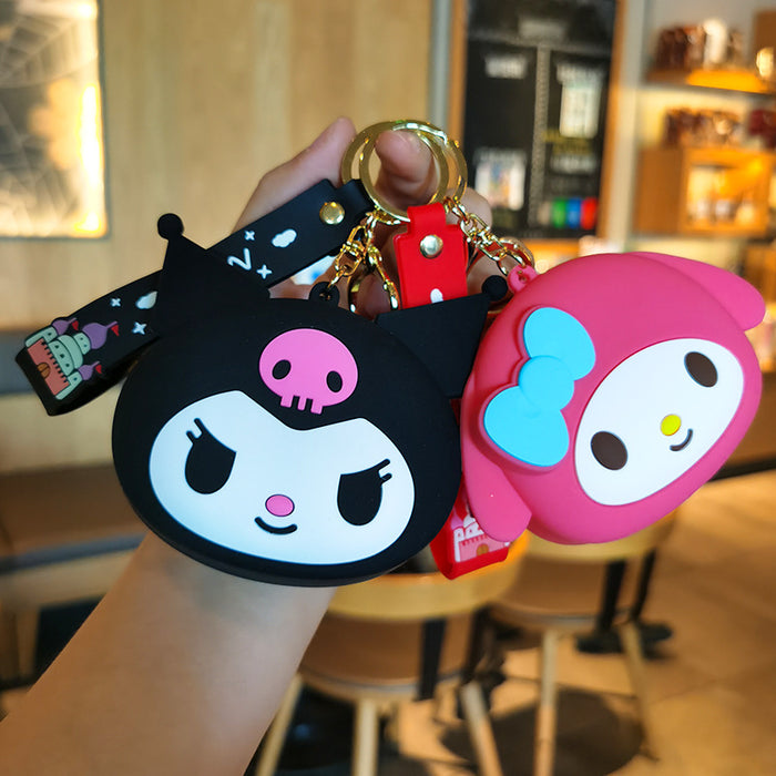 Wholesale Keychains PVC Hardware Cute Cartoon Animated Coin Purse (S) JDC-KC-YMeng019