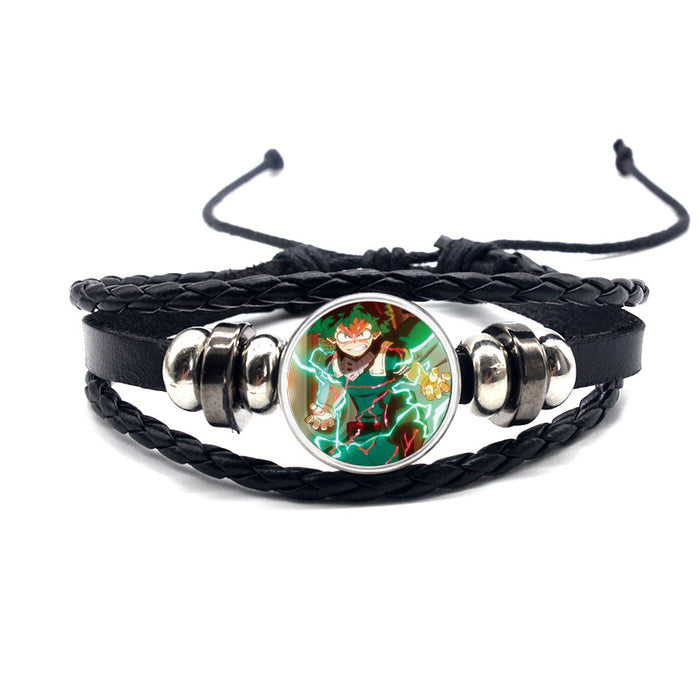 Accessoires en gros bracelet en cuir MOQ réglable tressé ≥2 (m) JDC-BT-YANY015