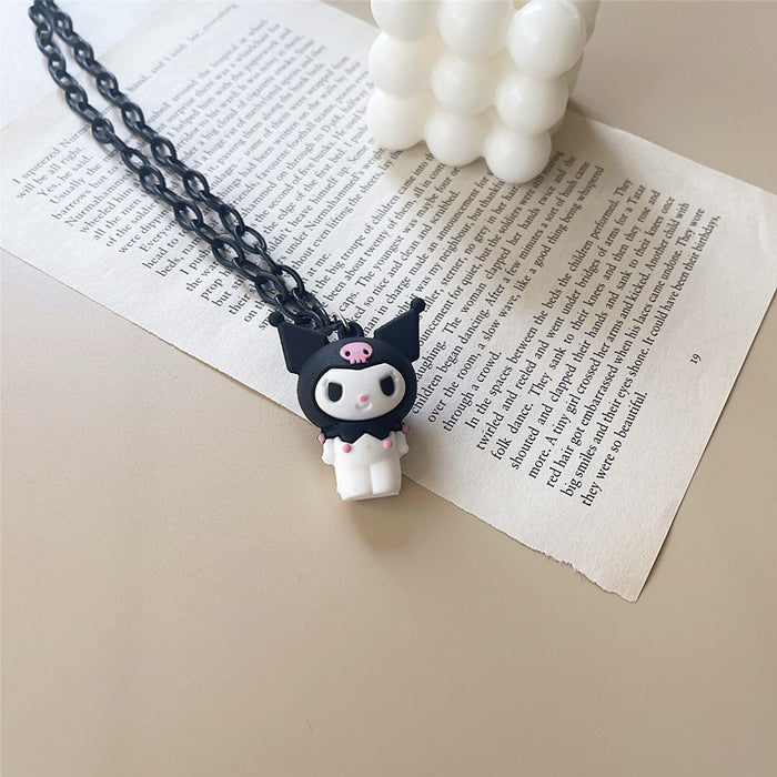 Wholesale acrylic cartoon character cute necklace JDC-NE-shier002