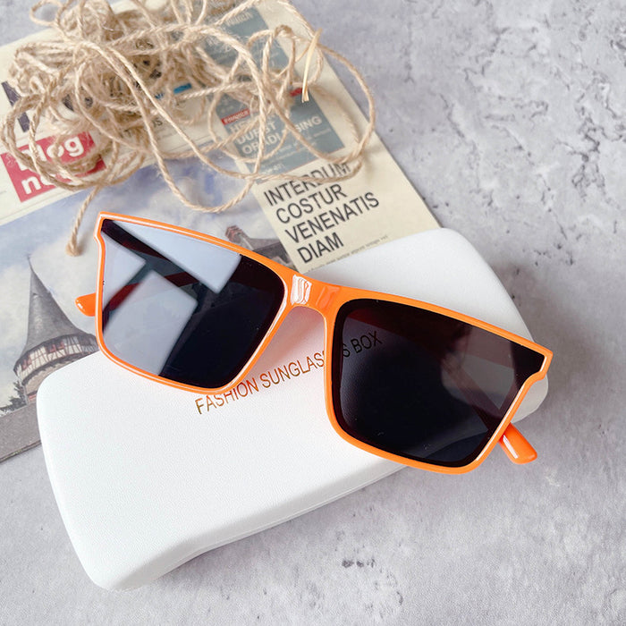 Wholesale square frame sunglasses same style street glasses MOQ≥2 JDC-SG-GuangD017