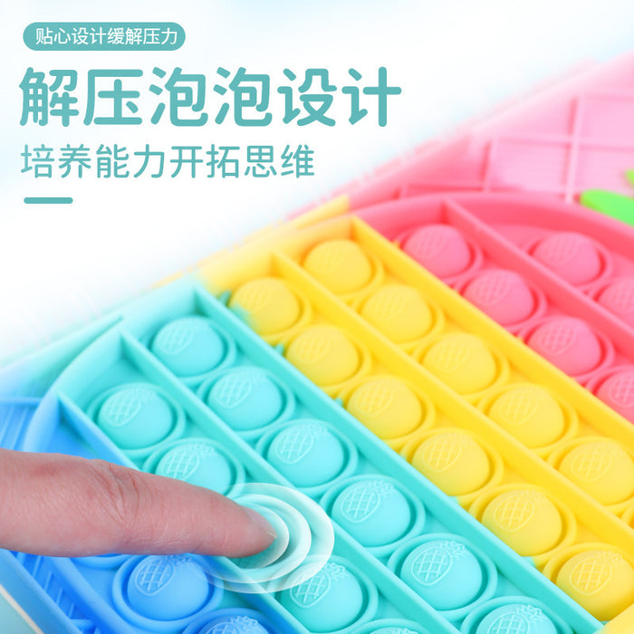 Wholesale Decompression Bubble Le A5 Notebook Silicone Cartoon Coil Notebook MOQ≥2 JDC-FT-ZhongW003