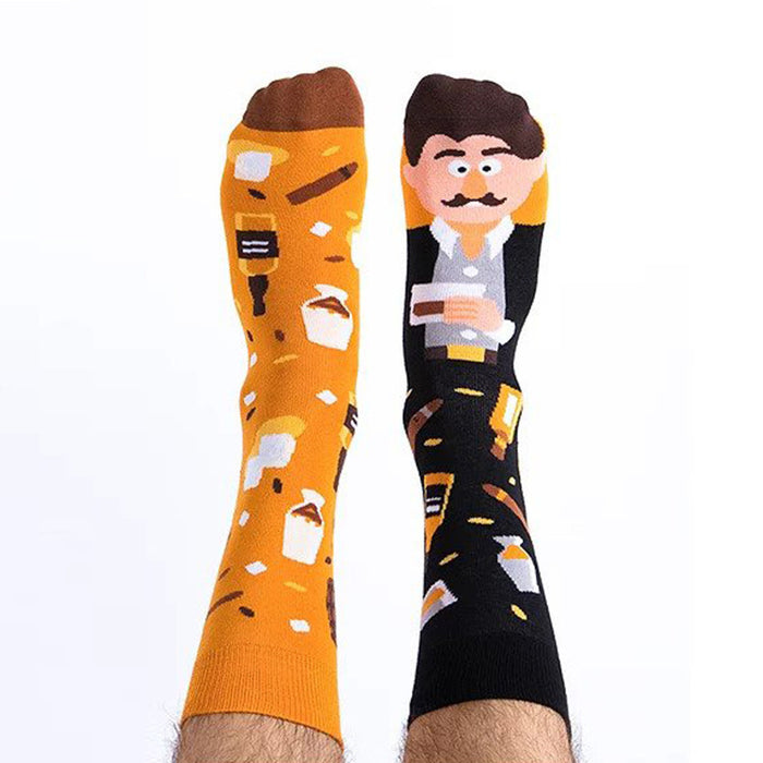 Wholesale Socks Cotton Fun Cartoon Asymmetrical Socks JDC-SK-QAng014