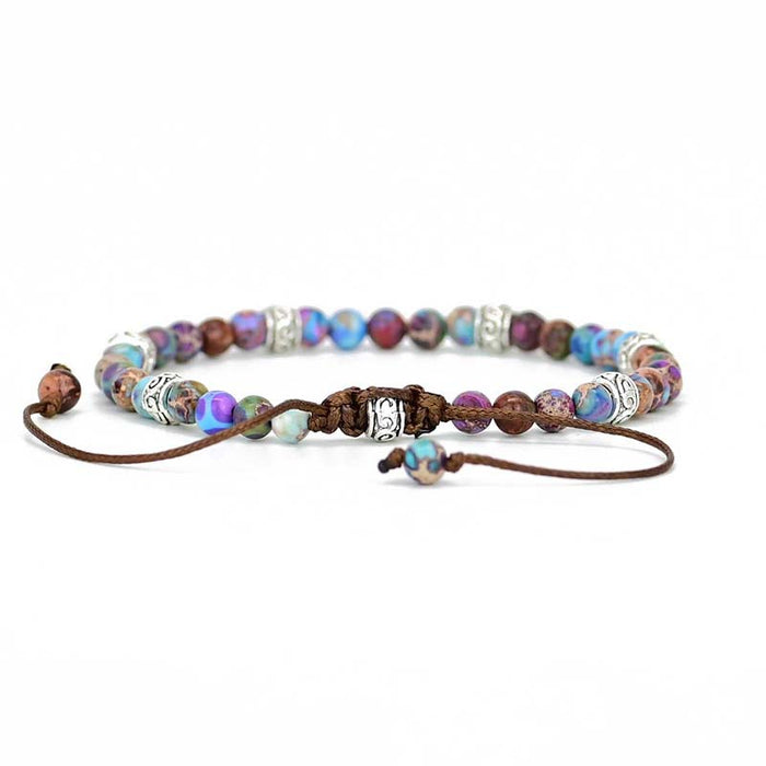 Wholesale Bracelet Stone Woven Boho Accessories MOQ≥2 JDC-BT-JinL005