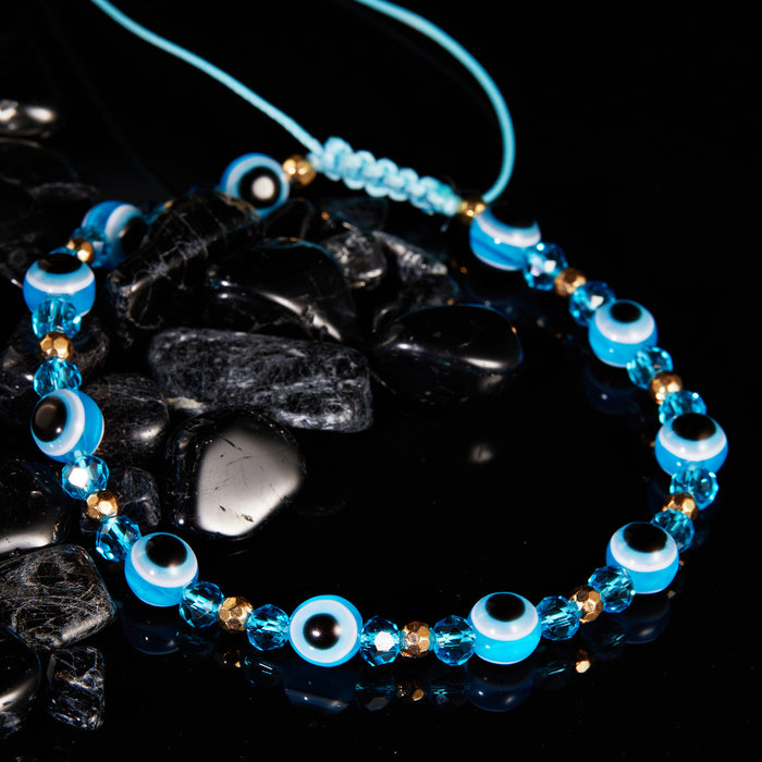 Wholesale blue eye beaded bracelet JDC-BT-YingH009