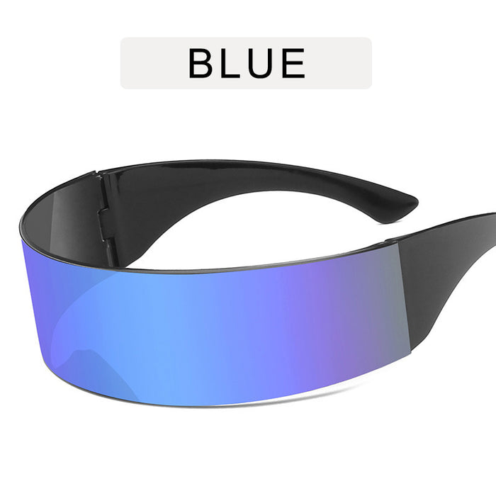 Wholesale AC Lens Cyberpunk Future Tech Mask Sunglasses JDC-SG-DeL003