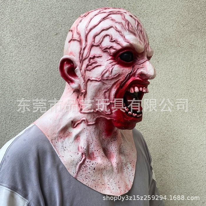 Wholesale Latex Halloween Ball Scary Demon Mask JDC-FM-PinY006