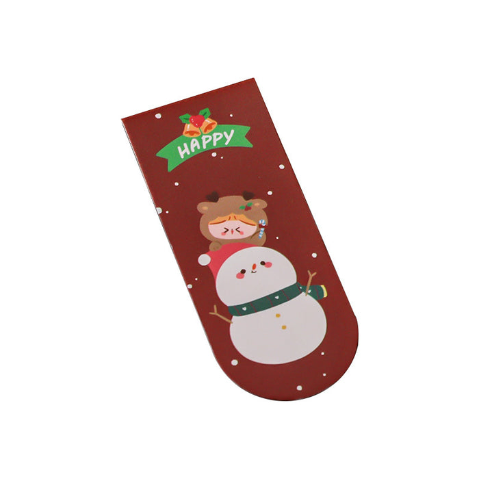 Wholesale Cartoon Christmas Paper Magnet Bookmark MOQ≥2 JDC-BM-Dichen003