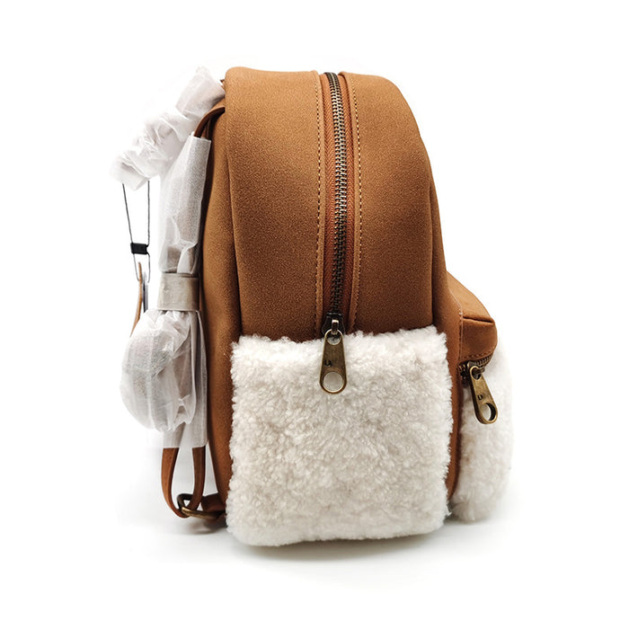 Wholesale Backpack Sheepskin Plush Cute Fall Winter Backpack JDC-BP-Beijia001