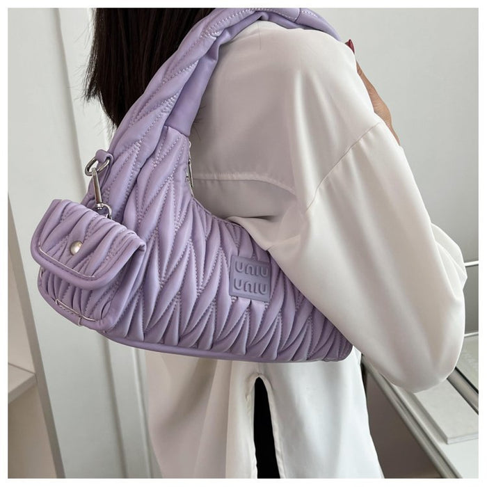 Wholesale Shoulder Bag PU Sewing Zipper Diagonal Span JDC-SD-Zhengn001