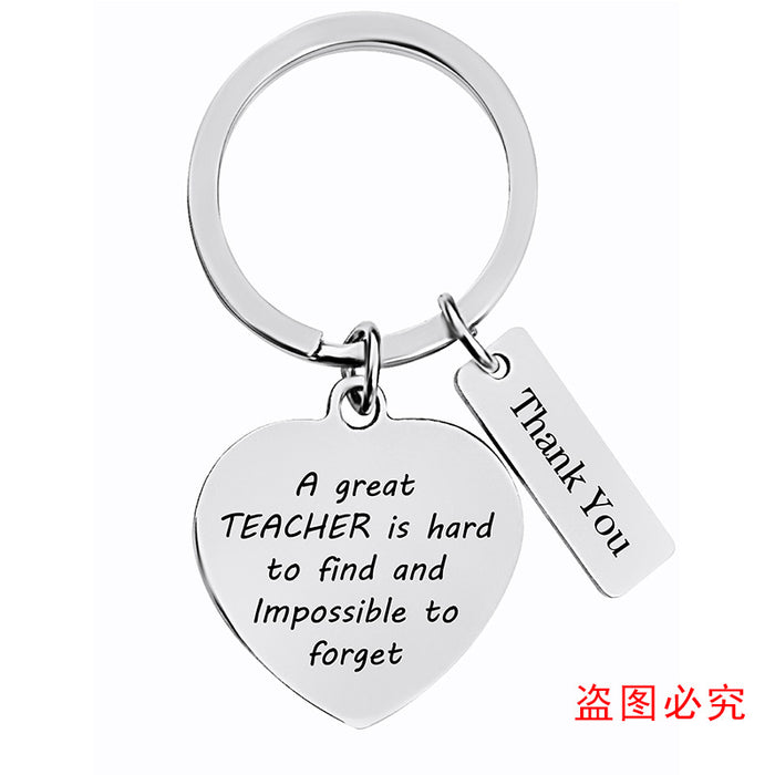Wholesale Keychain Metal Teacher's Day Graduation Gift JDC-KC-GangGu045
