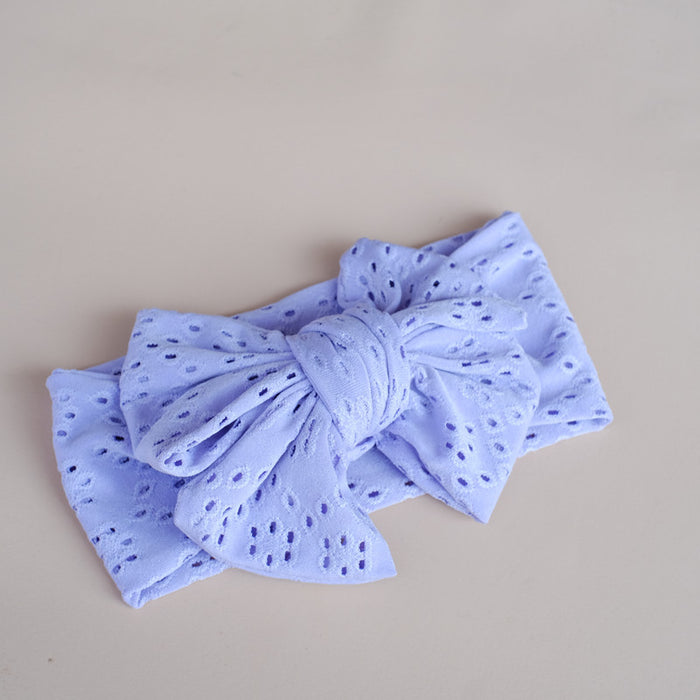 Wholesale Headband Polyester Hollow Out Kids Baby Bowknot JDC-HD-DanN001