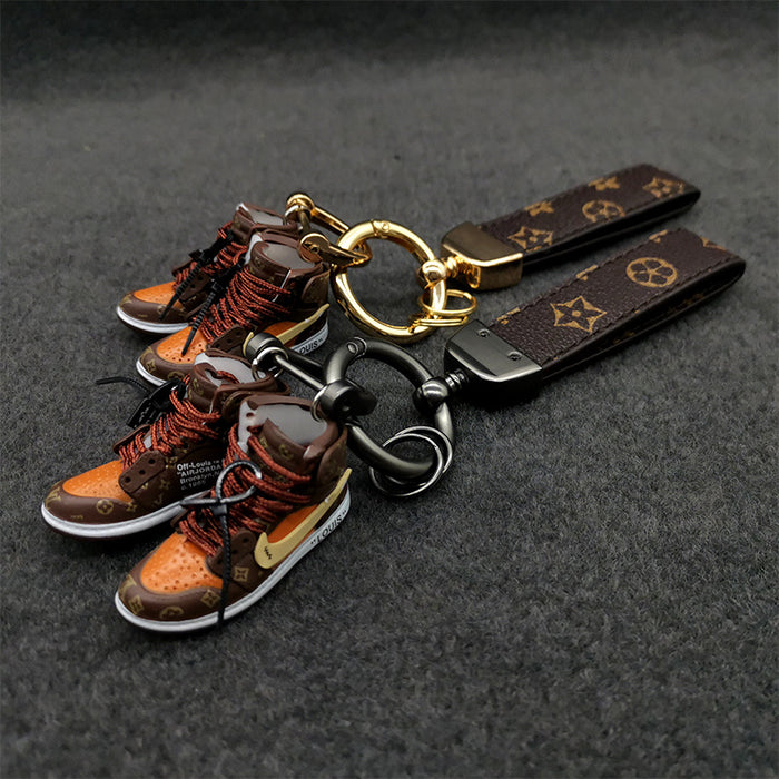 Jewelry WholesaleWholesale Leather Sneakers Lanyard Keychain (F) JDC-KC-YTai004 Keychains 伊太 %variant_option1% %variant_option2% %variant_option3%  Factory Price JoyasDeChina Joyas De China