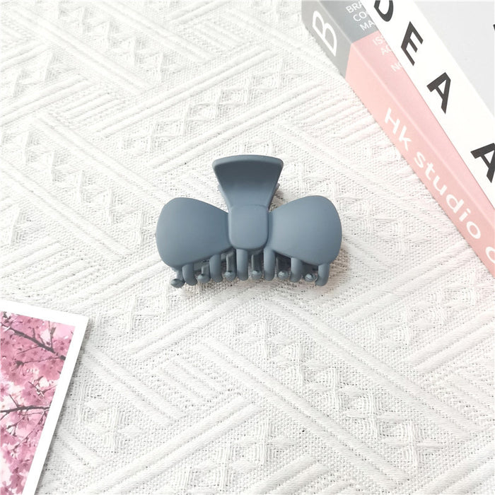 Wholesale Resin Frosted Bow Shark Clip Hair Clip MOQ≥2 JDC-HC-KEZ002