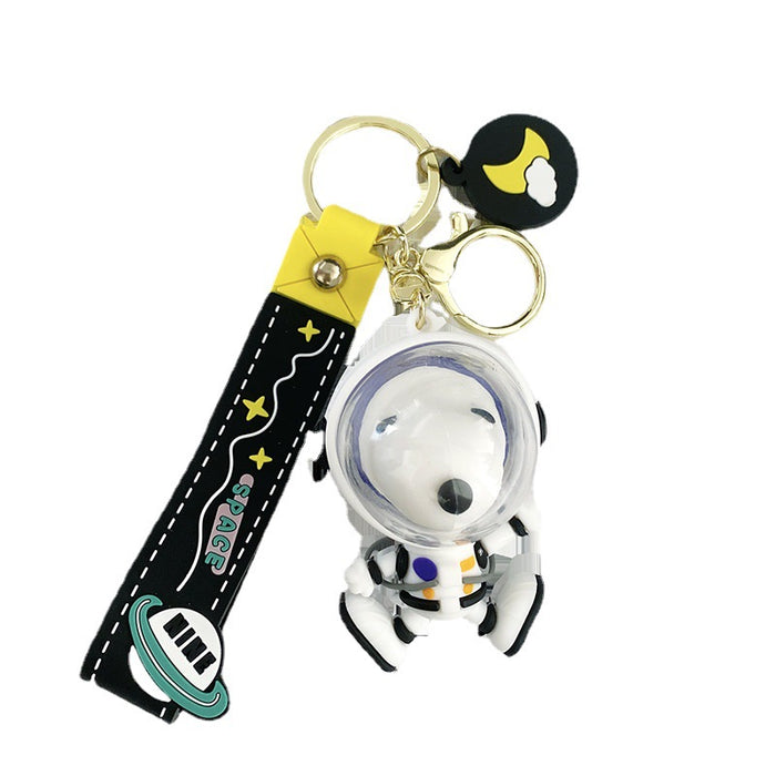 Wholesale Keychains For Backpacks astronaut puppy keychain creative cute MOQ≥2 JDC-KC-LingY005