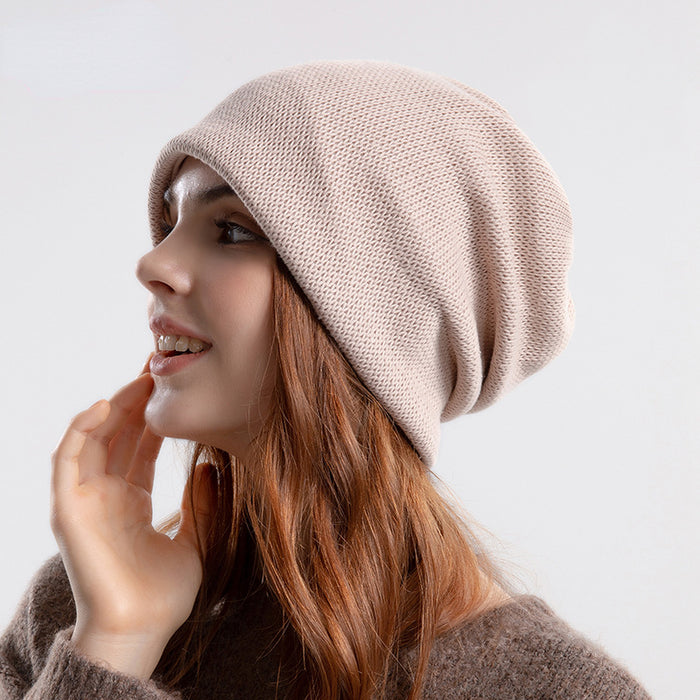 Sombrero al por mayor algodón de algodón engrosamiento de invierno sombrero de pila tejido moq≥2 jdc-fh-bg017