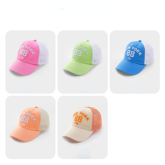 Wholesale Children's Baseball Caps Letter Printing Men's and Women's Caps Outdoor MOQ≥2 JDC-FH-MiYang003