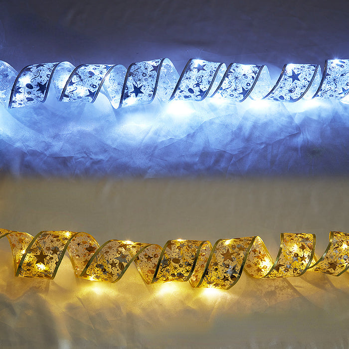 Luces de cinta de Navidad decorativas al por mayor luces de cuerda LED luces de cuerda de Navidad jdc-dcn-leijia001