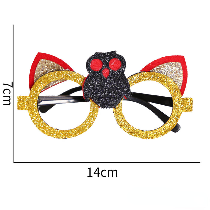 Wholesale Decorative Glasses Halloween Ghost Spider Props Children Dress Up Funny MOQ≥2 JDC-DCN-ZhouH003