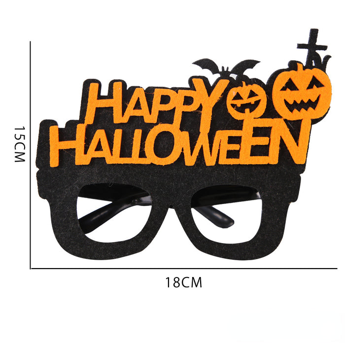 Gafas divertidas decorativas al por mayor Suministros de fiestas de terror de Halloween Photo Prop cabello Moq≥2 JDC-DCN-ZHOUH001