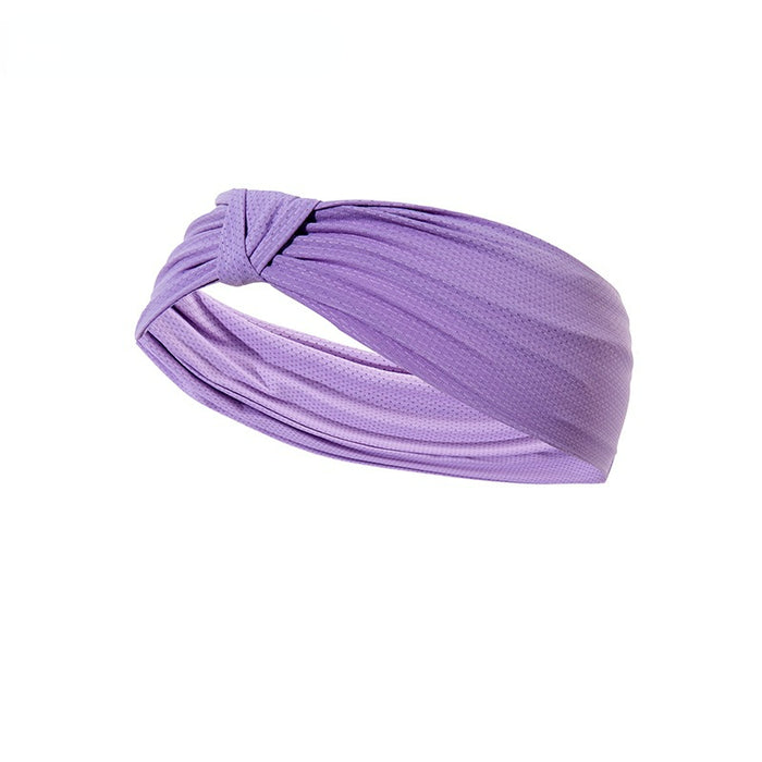 Wholesale Headband Breathable Nylon Solid Color Stretch Sports Sweat-absorbing MOQ≥3 JDC-HD-Jiaoy021