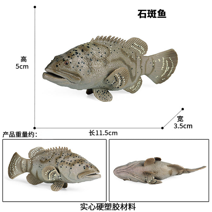 Wholesale Toys Children's Simulation Sea Life Model Great White Shark Ornament MOQ≥2 JDC-FT-XinYs002