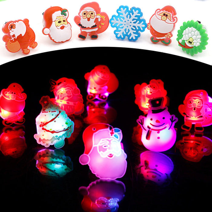 Anillos de plástico al por mayor Luz de dedo luminoso Pulsera de calabaza LED Toyes para niños JDC-RS-HAIP002