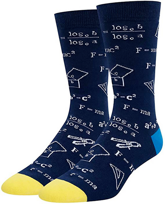 Calcetines al por mayor calcetines impresos de matemáticas coloridas JDC-SK-DFF013