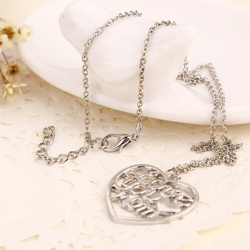 Jewelry WholesaleWholesale alloy mother's day love necklace JDC-NE-ZJ013 Necklaces 志嘉 %variant_option1% %variant_option2% %variant_option3%  Factory Price JoyasDeChina Joyas De China