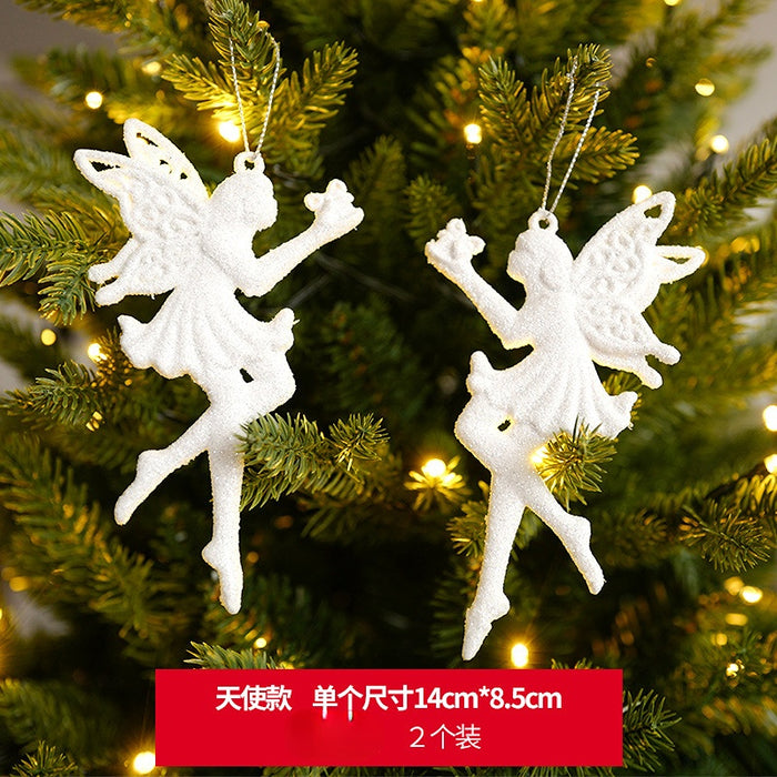 Wholesale Christmas Decoration Cartoon Mini Christmas Tree Pendant JDC-DCN-QingM002