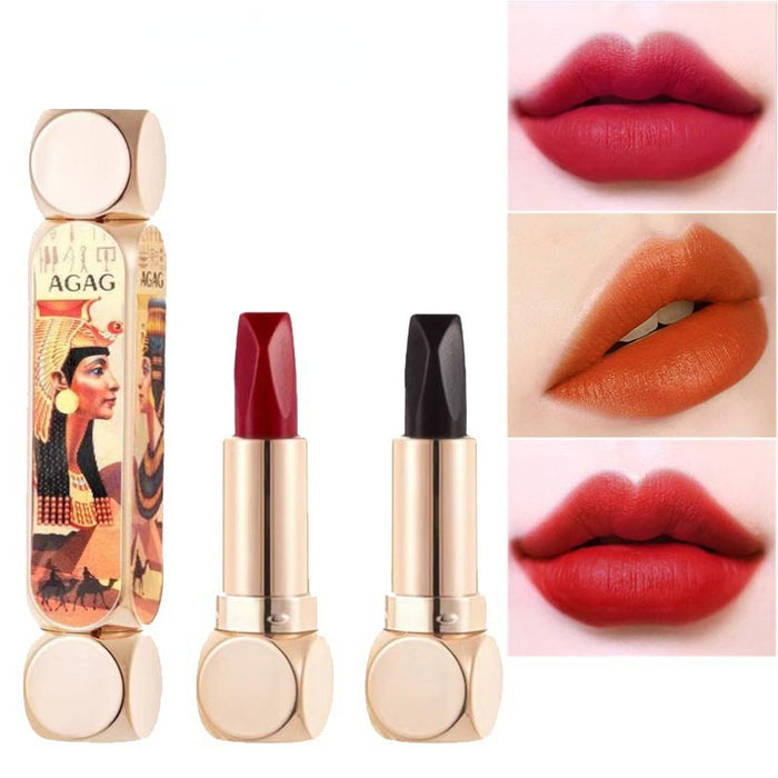 Wholesale three-dimensional six-color lipstick matte soft mist MOQ≥3 JDC-MK-quep001