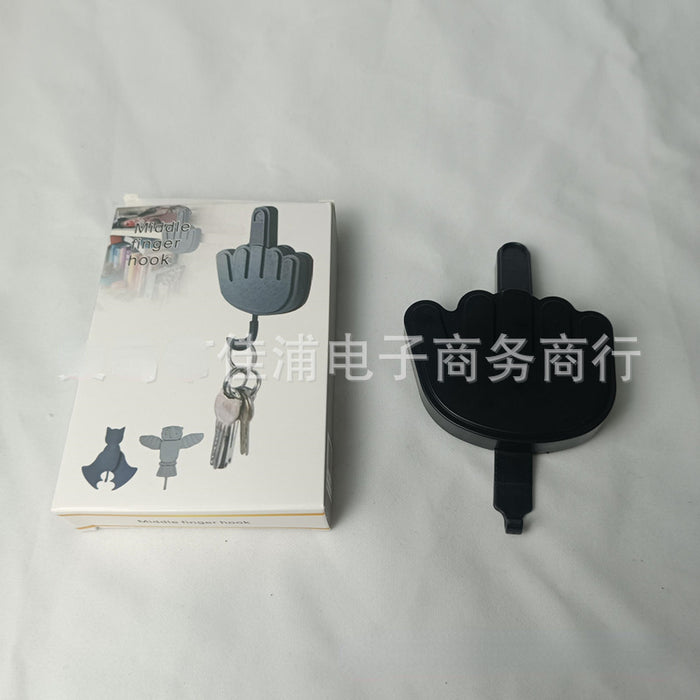 Wholesale Hook Middle Finger Key Hanger Pendant MOQ≥3 JDC-HU-Jiapu001