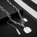 Jewelry WholesaleWholesale Titanium Steel Hip Hop Necklace JDC-NE-ShiY003 necklaces 仕缘 %variant_option1% %variant_option2% %variant_option3%  Factory Price JoyasDeChina Joyas De China