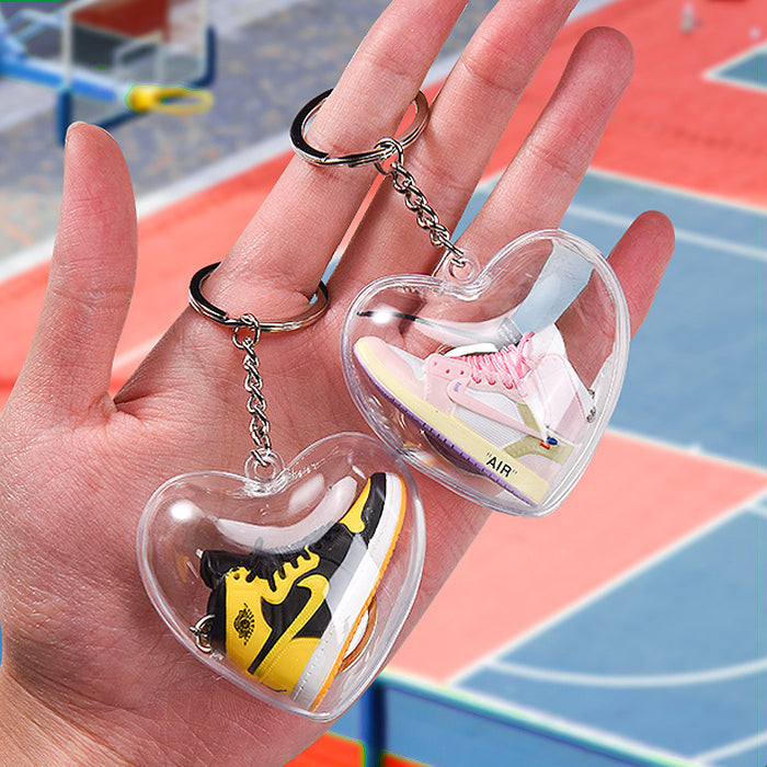 Wholesale Keychain Acrylic Stereo Sneakers Heart Model MOQ≥2 (F) JDC-KC-LCheng001