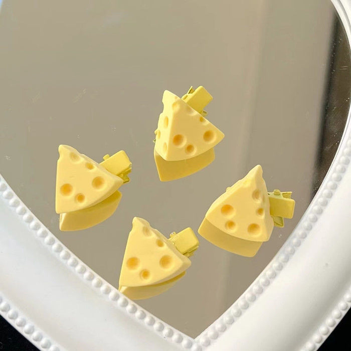 Wholesale Hair Clips Cheese Resin JDC-HC-XingZ001
