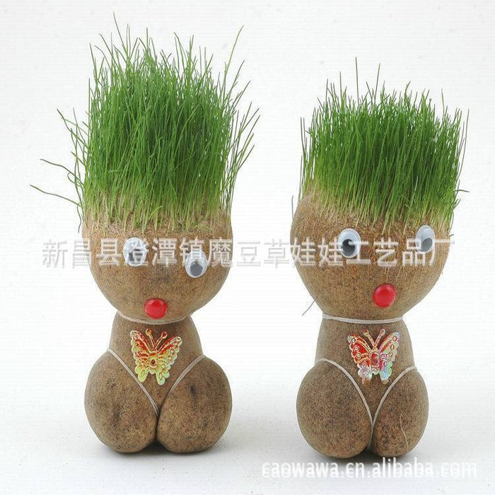 Wholesale Toys Long Grass Potted Grass Doll Plants MOQ≥5 JDC-FT-CWW001